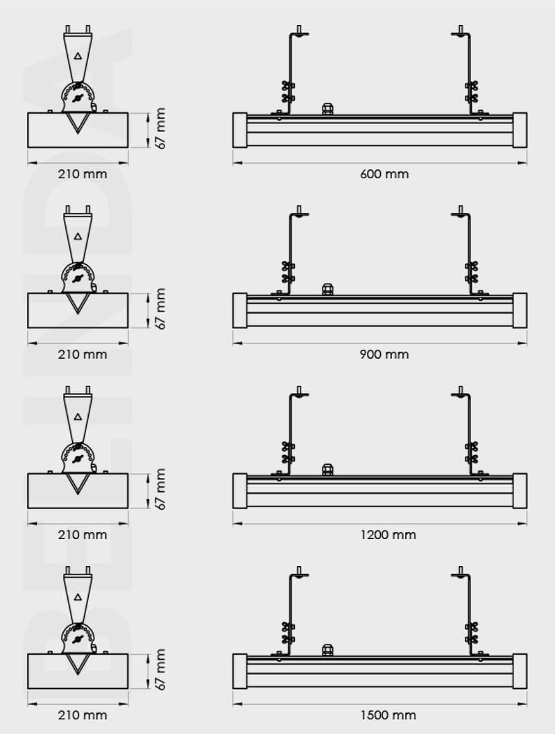 BELİNDA SERİSİ | MJ 108 YÜKSEK TAVAN ARMATÜR - 2