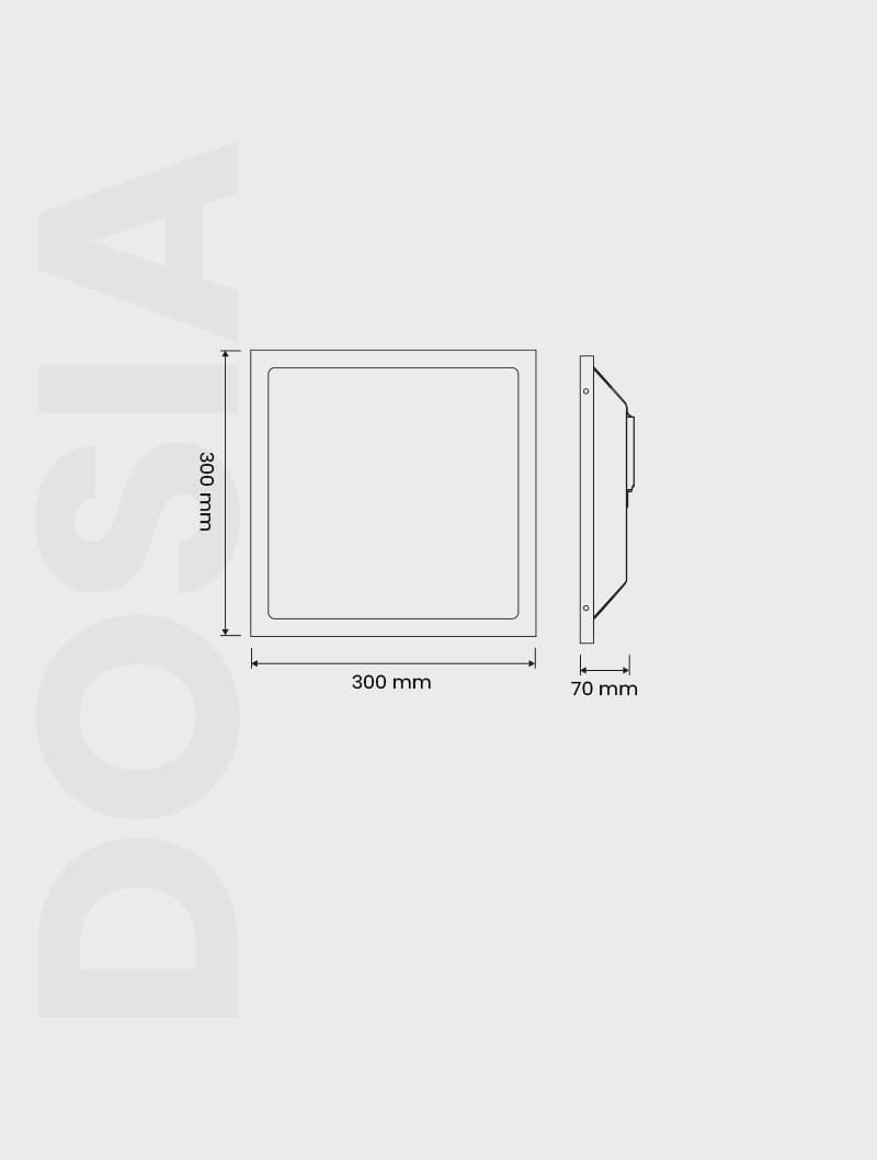 DOSIA SERİSİ | MJ 106-300 CLIP-IN PANEL AYDINLATMA - 3