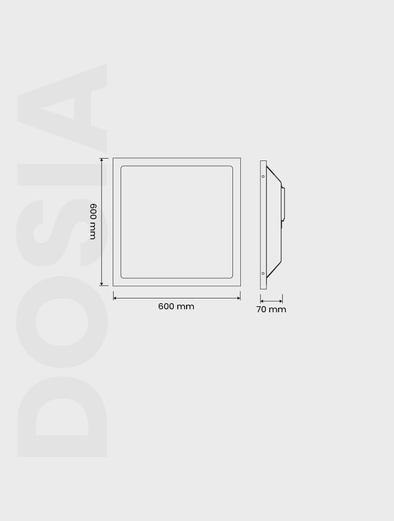 DOSIA SERİSİ | MJ 106-600 CLIP-IN PANEL AYDINLATMA - 3