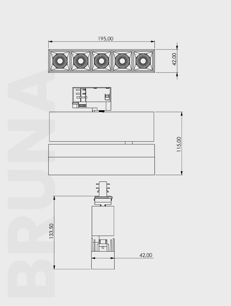 BRUNA SERİSİ | MR 1060 RAY SPOT - 2