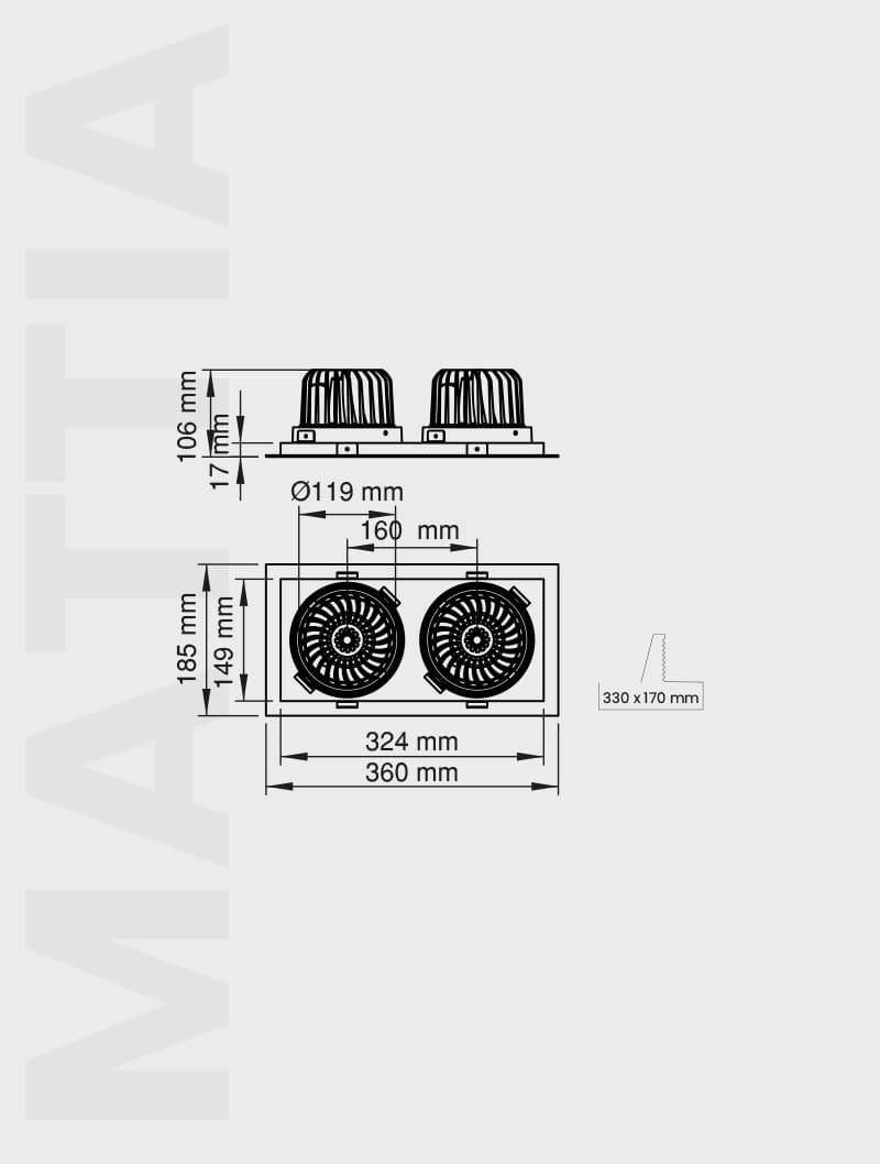 MATTIA SERİSİ | MD 119-2-118 SIVA ALTI - 2