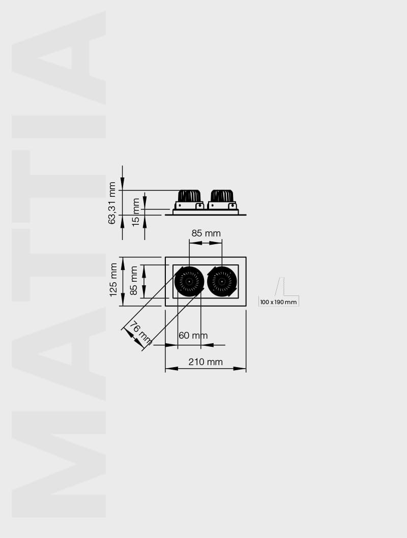 MATTIA SERİSİ | MD 119-2-60 SIVA ALTI - 2