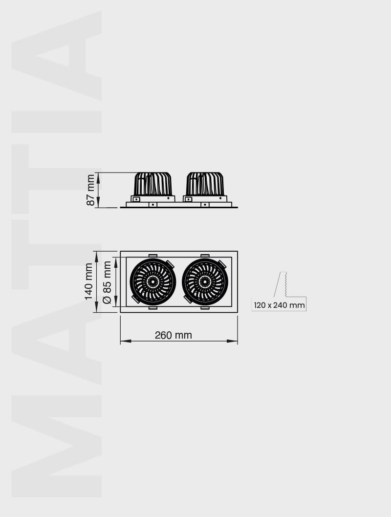 MATTIA SERİSİ | MD 119-2-85 SIVA ALTI - 2