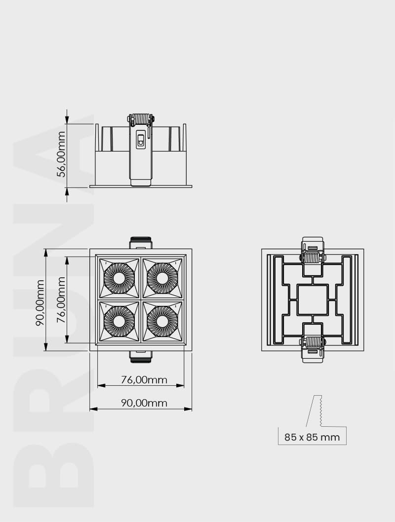 BRUNA SERİSİ | MD 622-4 SIVA ALTI - 2