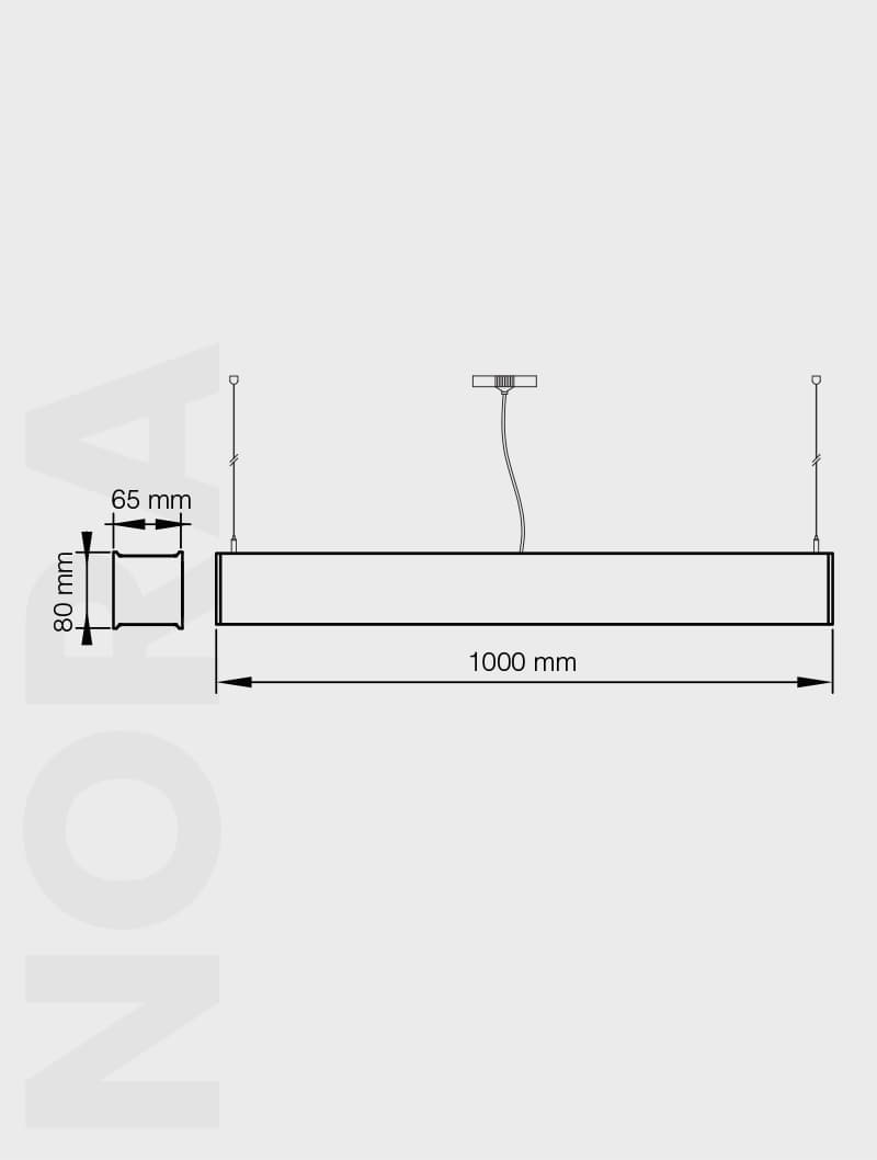 NORA SERİSİ | MS 620 SIVA ÜSTÜ SARKIT VE LİNEER - 3