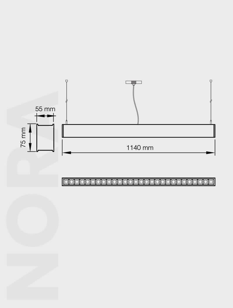NORA SERİSİ | MS 623 SIVA ÜSTÜ SARKIT VE LİNEER - 3