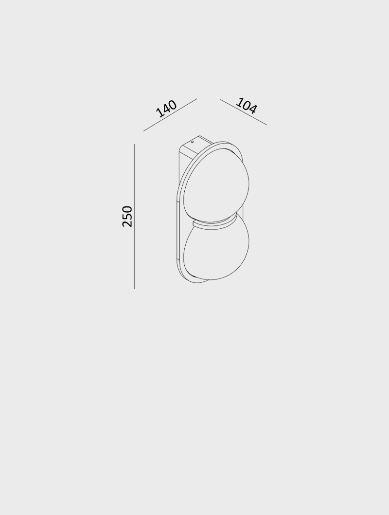 DORIKA SERİSİ MO 208 DIŞ MEKAN APLİK - 2