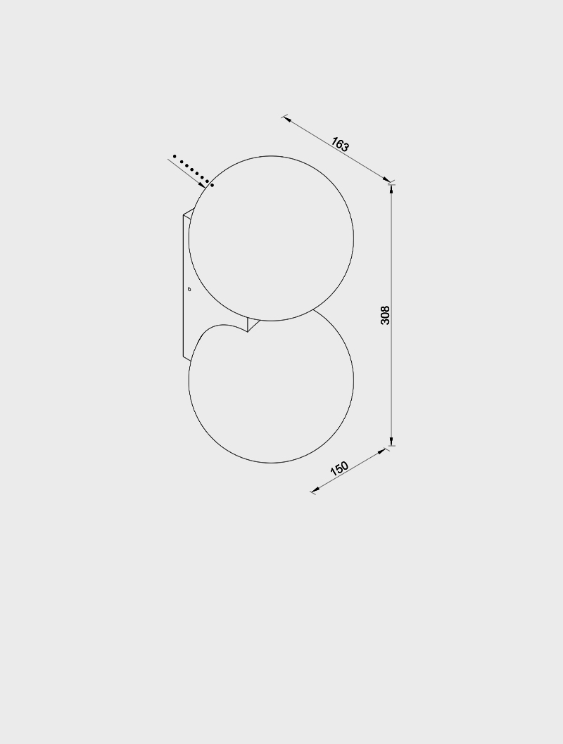 DORIKA SERİSİ MO 210 DIŞ MEKAN APLİK - 2