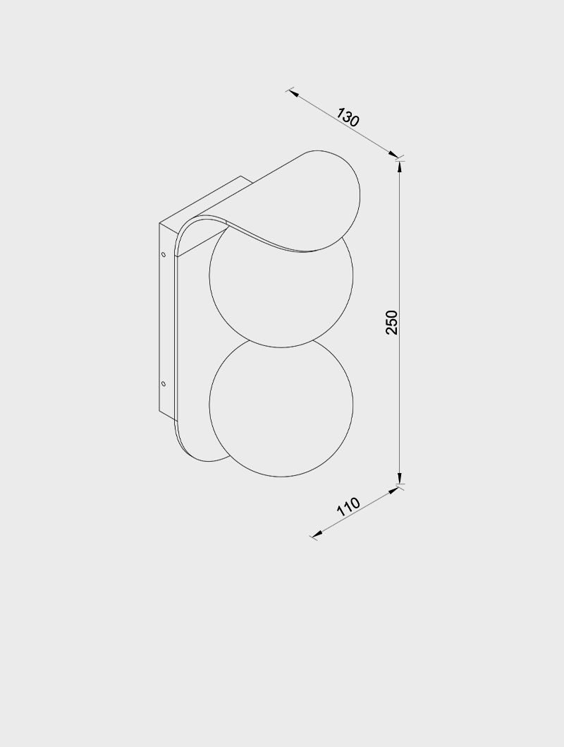 DORIKA SERİSİ MO 211 DIŞ MEKAN APLİK - 2