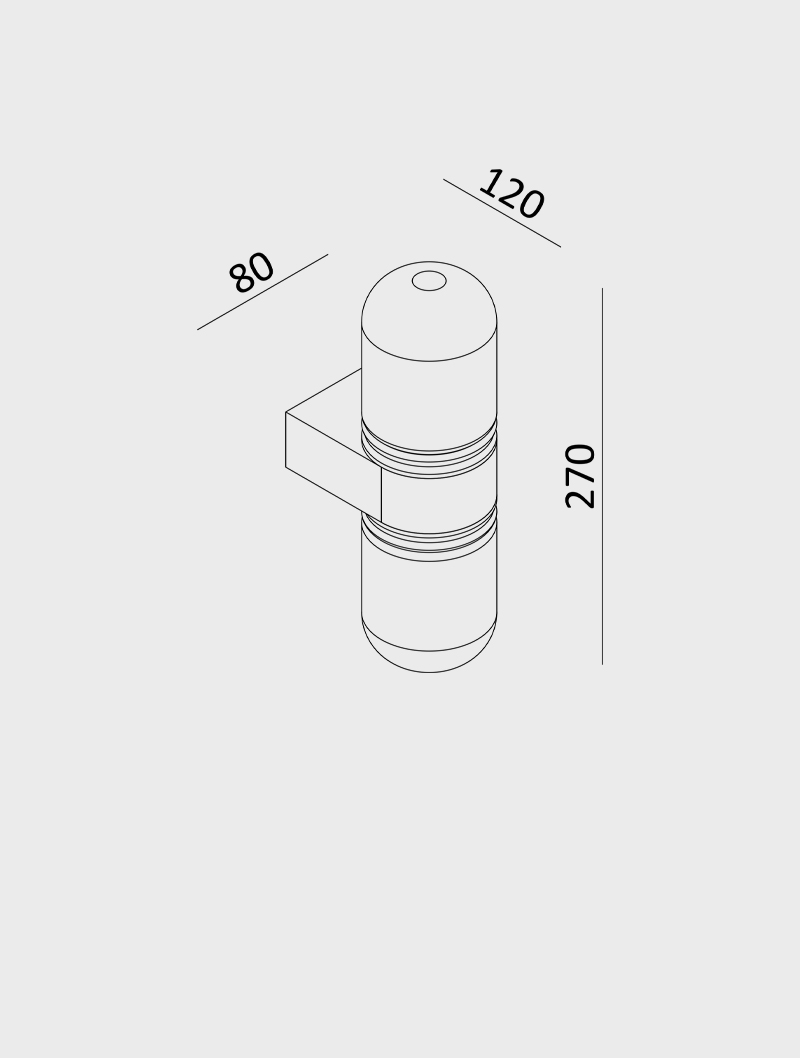 DORIKA SERİSİ MO 224 DIŞ MEKAN APLİK - 2