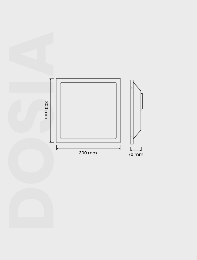 DOSIA SERİSİ | MJ 106-300 CLIP-IN PANEL AYDINLATMA - 3
