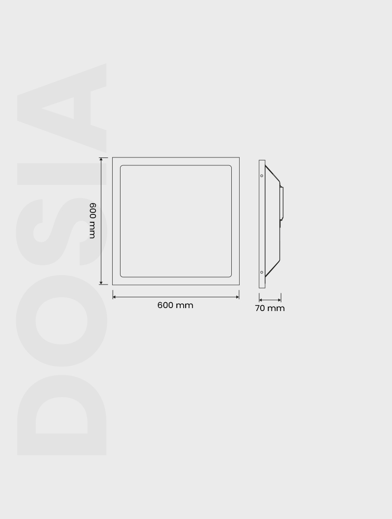 DOSIA SERİSİ | MJ 106-600 CLIP-IN PANEL AYDINLATMA - 3