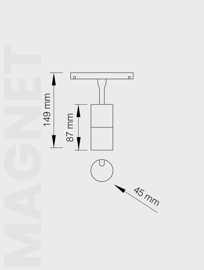 MAGNET SERİSİ | MRM 101-45 MAGNET RAY SPOT - 5