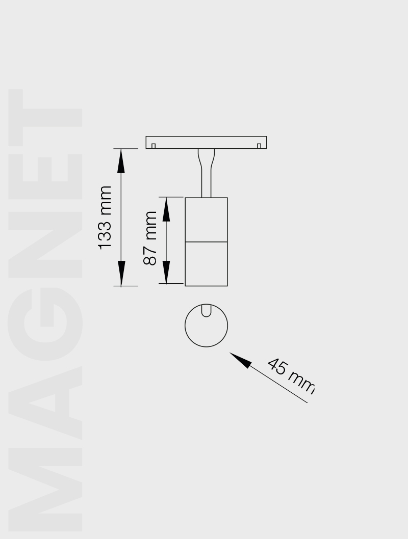 MAGNET SERİSİ | MRM 101-45 MAGNET RAY SPOT - 7