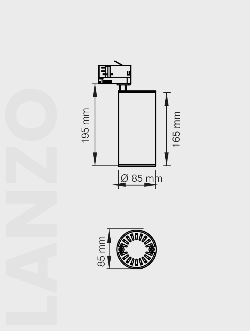 LANZO SERİSİ | MR 1020-85 RAY SPOT - 6