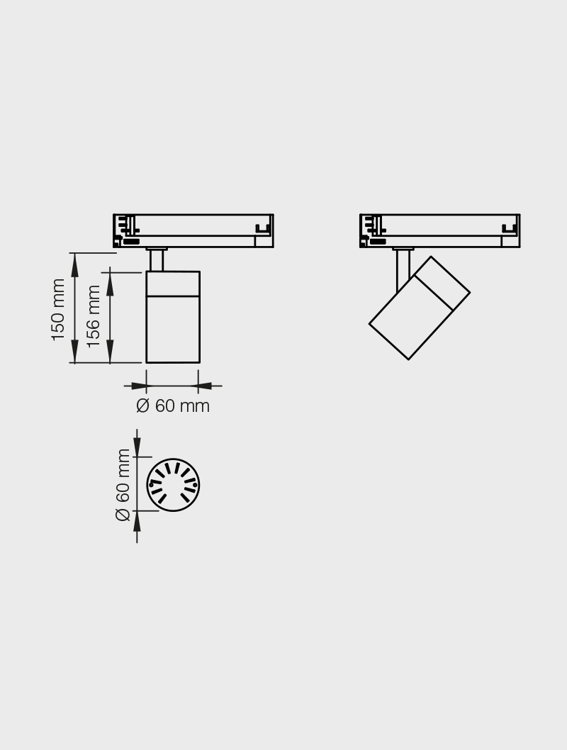 ZENA سلسلة MR 1021-100 سبوت ريل - 5