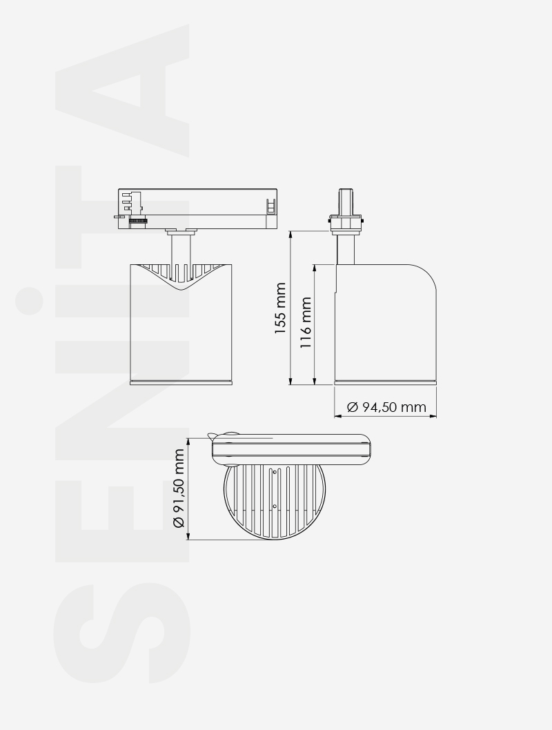 SENİTA Series | MR 1030-85 TRACK SPOT - 4