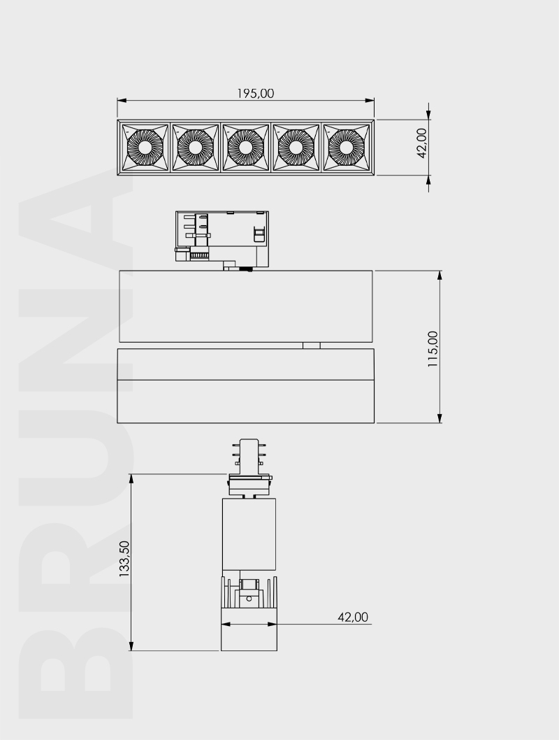 BRUNA SERİSİ | MR 1060 RAY SPOT - 2