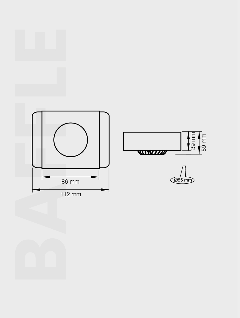 BAFFLE SERİSİ  | MBF 103 BAFFLE TAVAN AYDINLATMA - 3