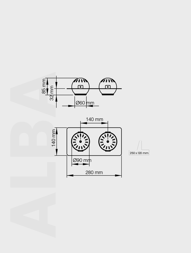 ALBA SERİSİ | MD 122-2-60 SIVA ALTI - 3